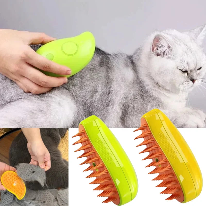 Escova a Vapor Para Gatos