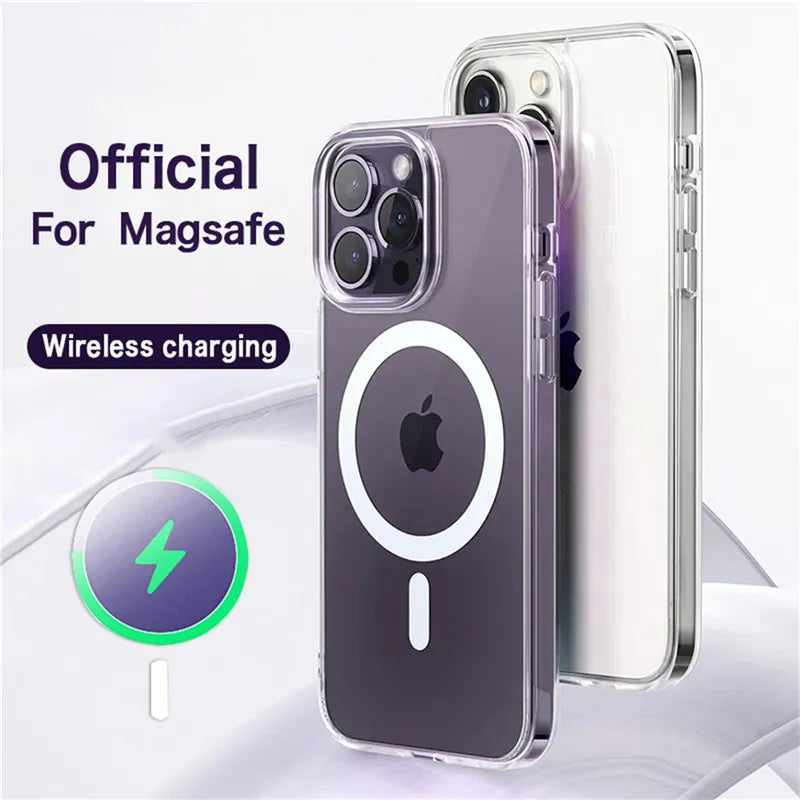 Capinha Transparente Para Iphone Com MagSafe
